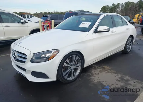 2016 Mercedes-Benz C 300 from USA, damaged, VIN WDDWF4JB6GR125399